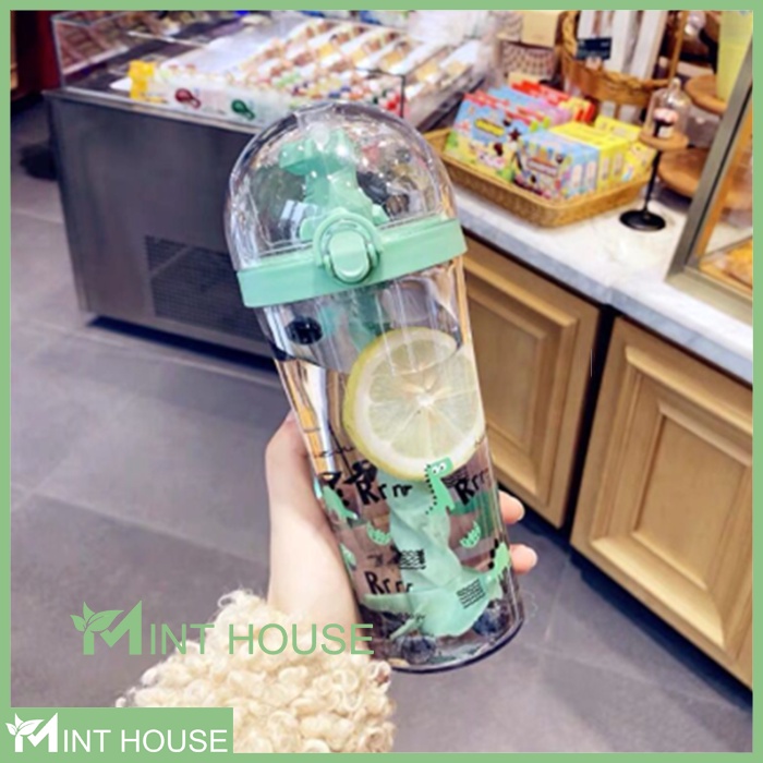 Bình nước nhựa hình thú cute