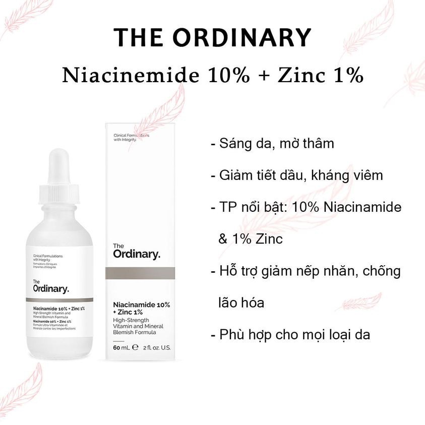 MBC M15 Serum The Ordinary Niacinamide 10% + Zinc 1% Giúp Cân Bằng Bã Nhờn Làm Sáng Da Thu Nhỏ Lỗ Chân Lông 30ml D2024