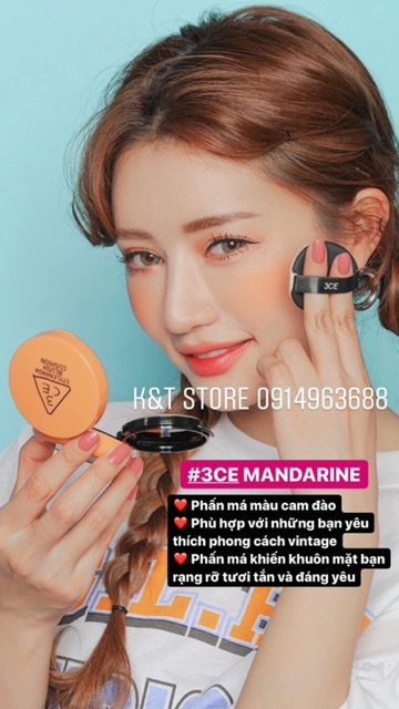 Má hồng dạng cushion 3CE Blush cushoin