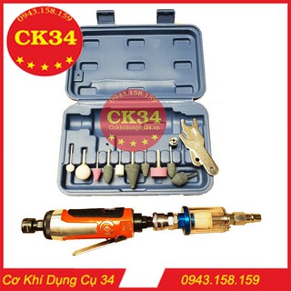 Bộ Máy Mài, Máy Mài Hơi Cầm Tay Lionking Chính Hãng Tặng Đầu Lọc Khí