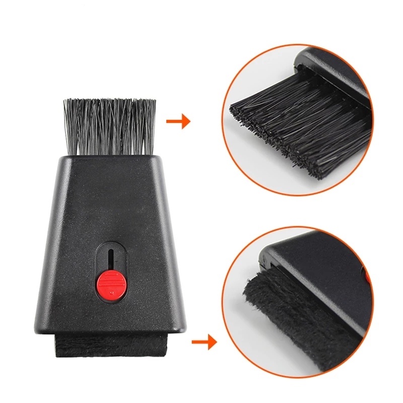 Cọ Hai Đầu Mini Màu Đen Đa Năng Dùng Vệ Sinh Màn Hình/Bàn Phím Máy Tính/Điện Thoại/Ipad