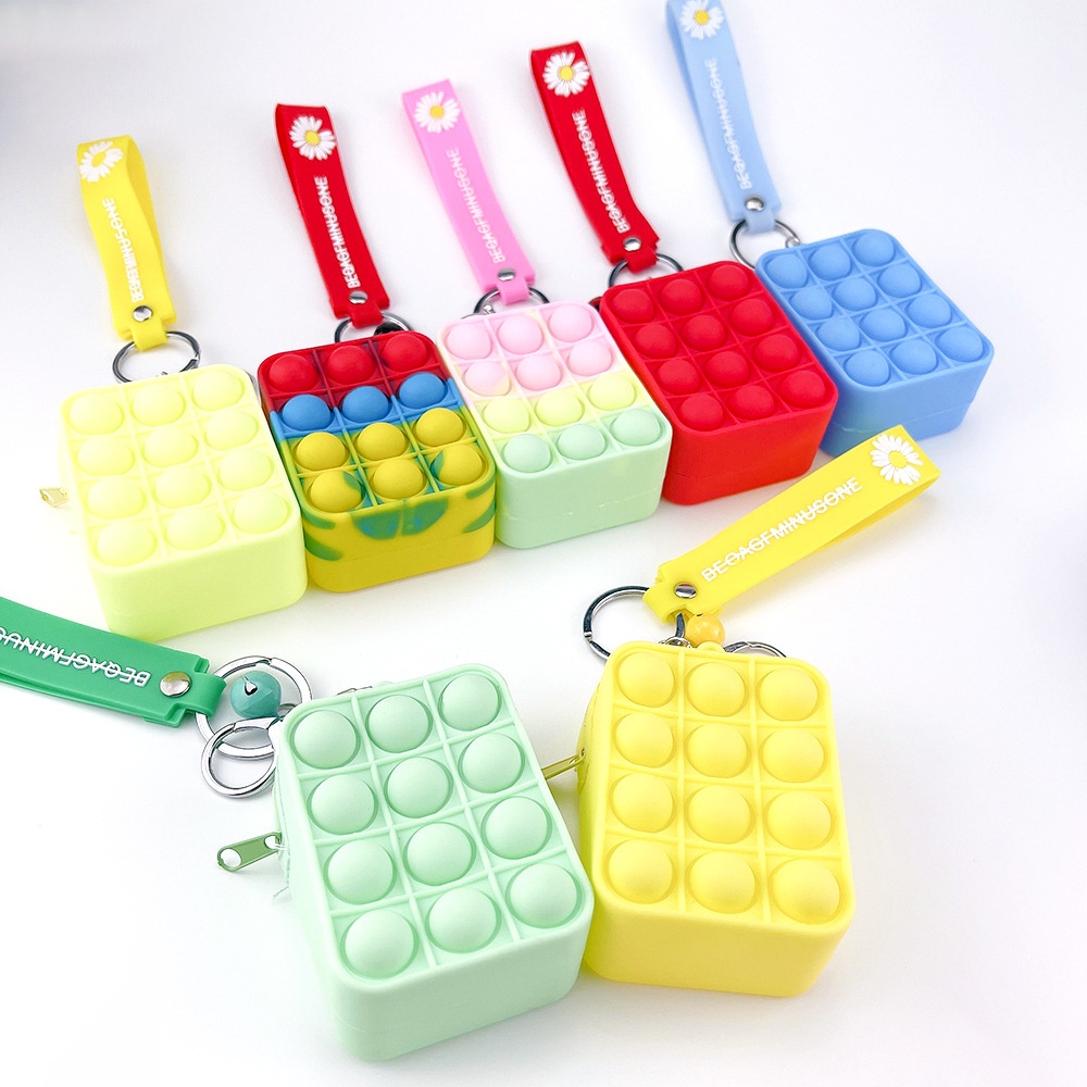 Ví đựng tiền xu bằng silicone kiêm đồ chơi giảm căng thẳng mới