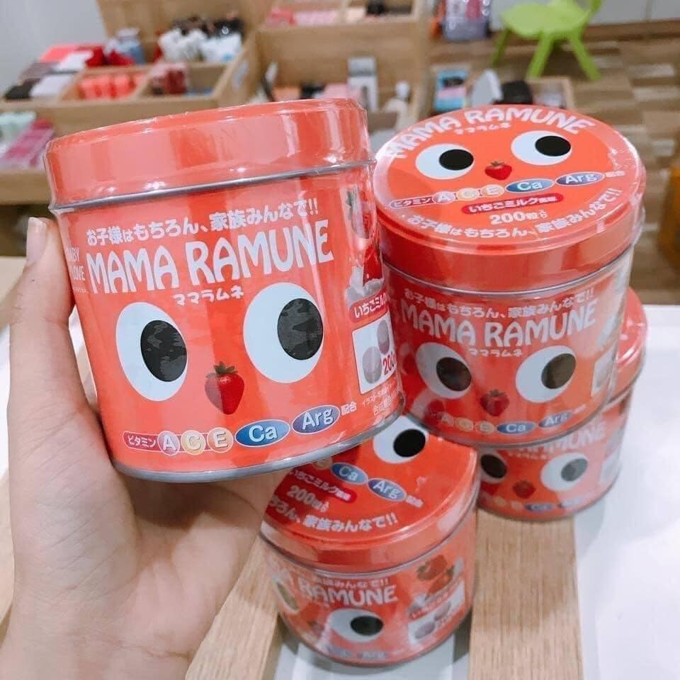 Kẹo cho trẻ biếng ăn Mama Ramune Nhật Bản