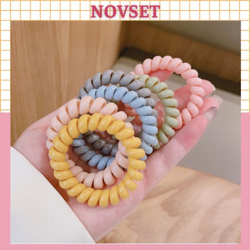 Combo 5 Chun Buộc Tóc Lò Xo Nhiều màu ngẫu nhiên Siêu Bền [ MÃ B301 ]