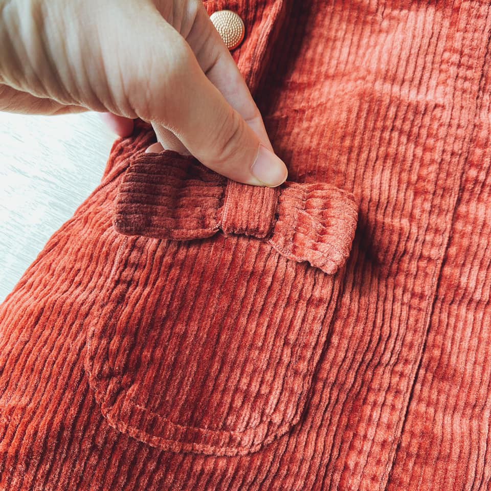 Yếm GEMO chất nhung tăm sợi to dày