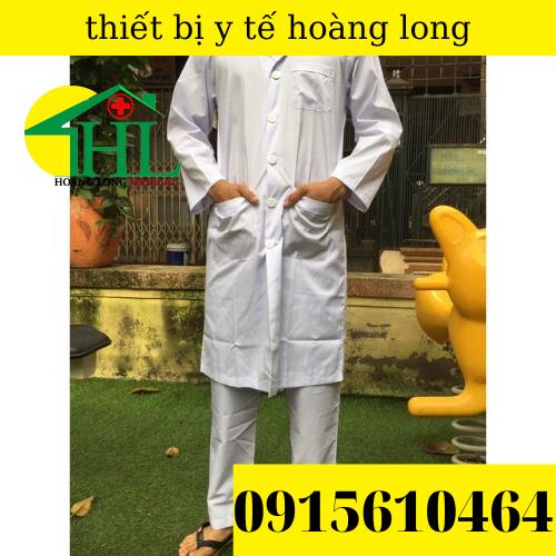 Bộ Quần Áo Blouse (BluE) Bác Sĩ Nam/Nữ Dài Tay Dáng Dài