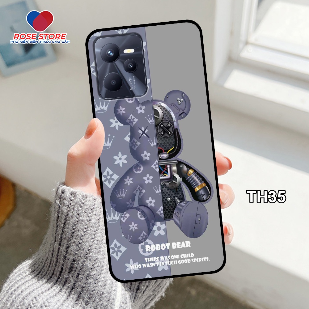 Ốp lưng Realme C35 in hình bearick dễ thương đáng yêu - giá rẻ