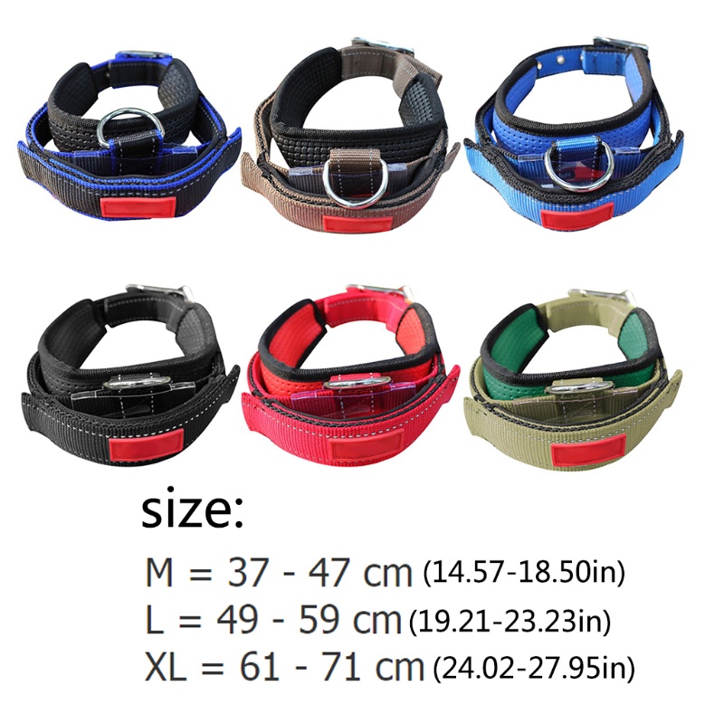 Vòng Cổ Nylon Đệm Mềm Thoáng Khí Có Thể Điều Chỉnh 5 Màu Dành Cho Thú Cưng Cỡ Nhỏ / Vừa / Lớn