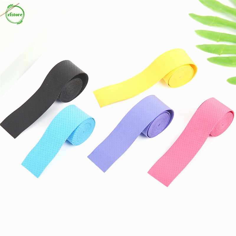 CF 1Pc Anti-slip Grip Tape Sport Tennis Overgrips Tape Badminton Racket Grips Sweatband