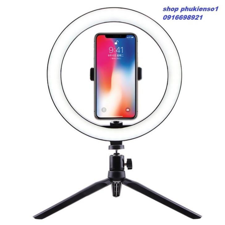 Đèn 26cm CHÂN ĐỂ BÀN live stream  livestream make up trang điểm Size 26cm chân để bàn