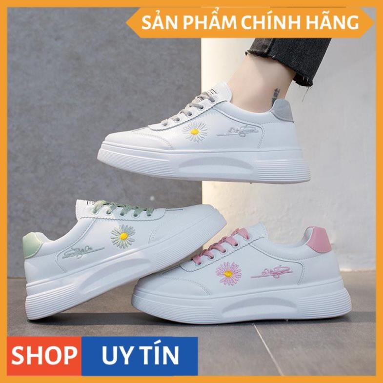 [Hàng mới] Giày thể thao thêu hoa cúc nhí, 😍Phong cách Hàn Quốc sneakers siêu nhẹ (2017) | BigBuy360 - bigbuy360.vn