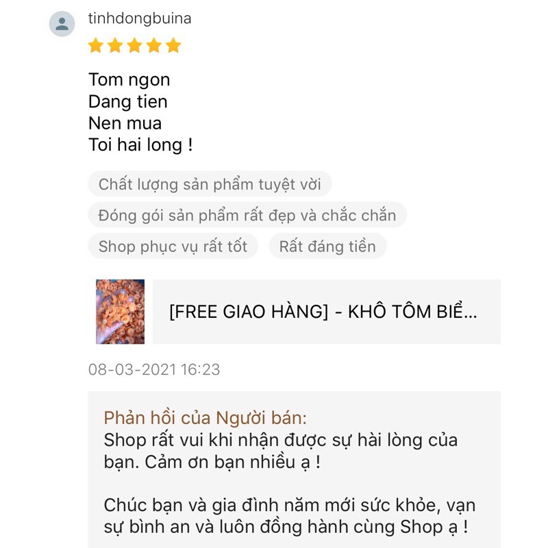 Tôm khô biển to/ Tôm nhỏ nấu canh/ Khô tôm loại 1 Cô Tô 500G, 1KG