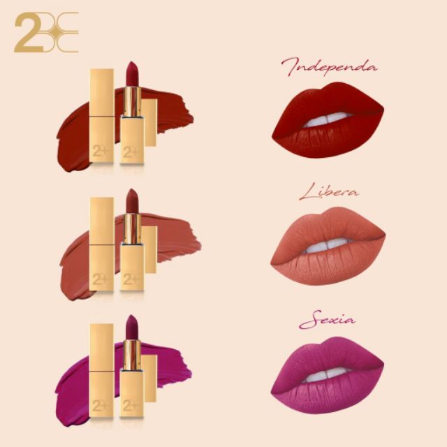 Son lì cao cấp 2BE Matte Lipstick chính hãng | BigBuy360 - bigbuy360.vn