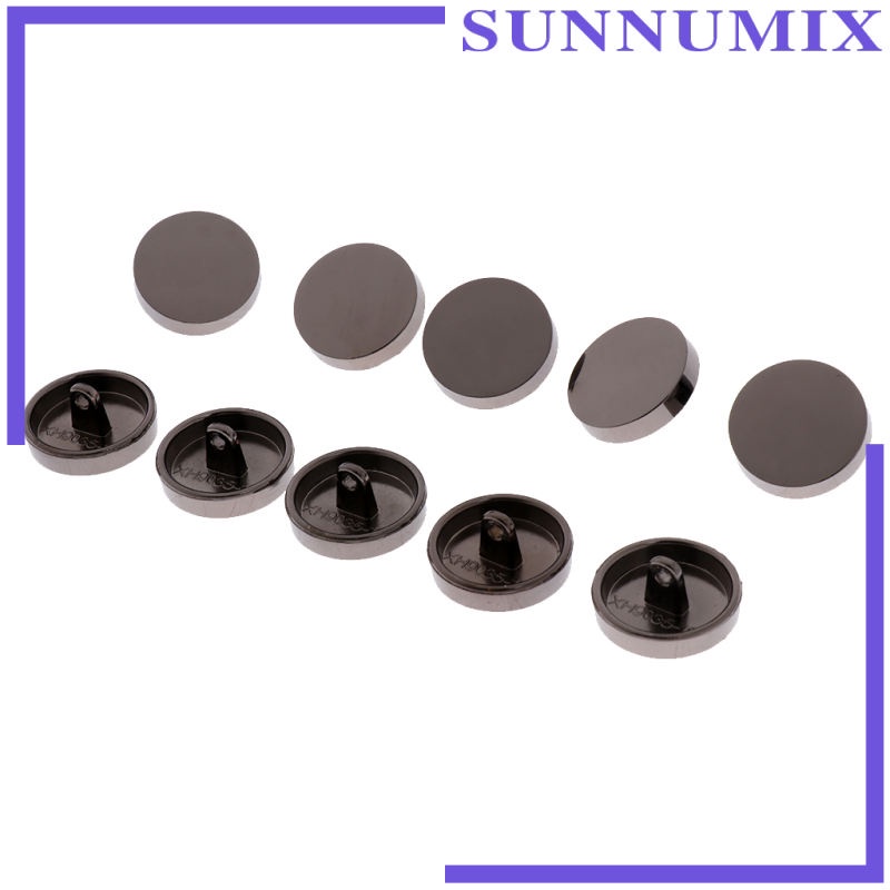 Set 10 Nút Tròn Bằng Kim Loại Mạ Vàng 18mm Trang Trí Áo Khoác Vest