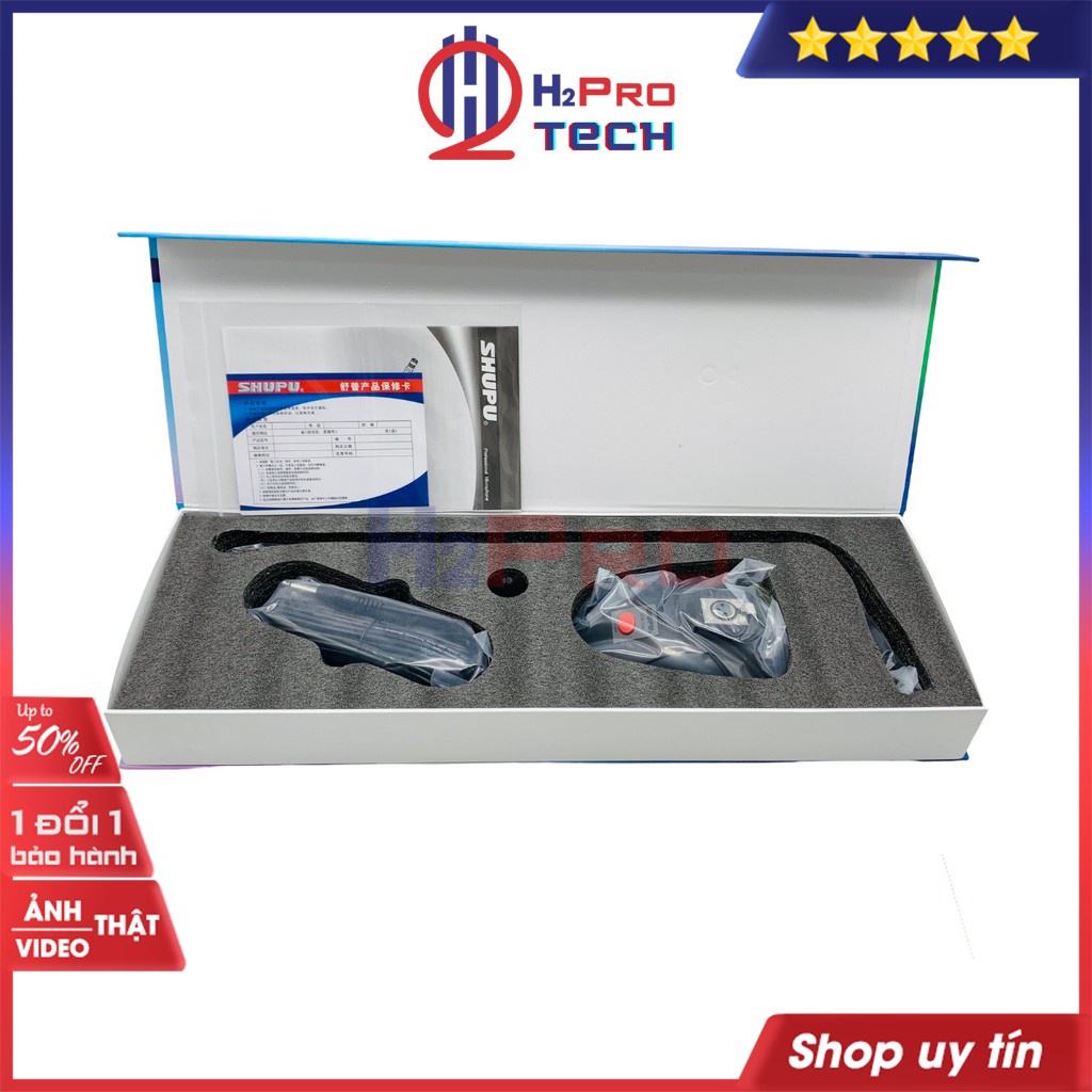 Micro Hội Nghị Cổ Ngỗng, Micro Cổ Ngỗng Có Dây Shupu Edm-78A Cao Cấp, Hút Mic, Chống Ồn, Giảm Hú, Dây Dài 8M-H2Pro Tech