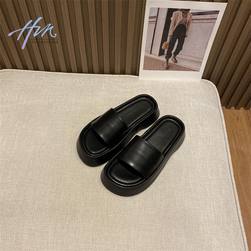 Dép Sandal Đế Dày Phong Cách Hàn Quốc Thời Trang Mùa Hè 2022 Dành Cho Nữ