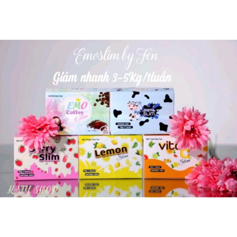 [New sale] Giảm cân Cấp tốc Emoslim By Fen 3-5Kg/1 Tuan +Tặng ngẫu nhiên