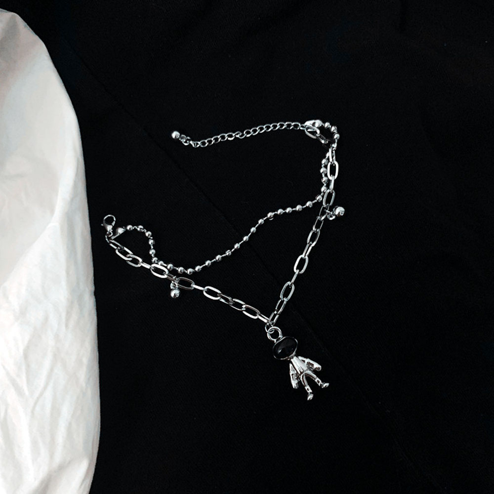 [Mã FAMAYFA giảm 10K đơn 50K] Vòng Tay Hai Lớp Mặt Hình Thỏ Nhà Du Hành Vũ Trụ Đơn Giản | BigBuy360 - bigbuy360.vn