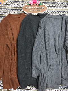 cardigan len ảnh thật 100% 