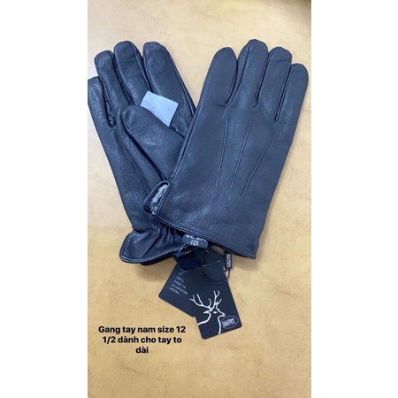GĂNG TAY DA HƯƠU LÓT LEN LÔNG CỪU CỦA NGA DÀNH CHO NAM & NỮ
