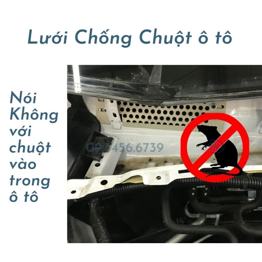 Lưới chống chuột ô tô xe Honda CRV 2012 -2023 lưới ngăn chuột chui vào trong xe chất liệu INOX