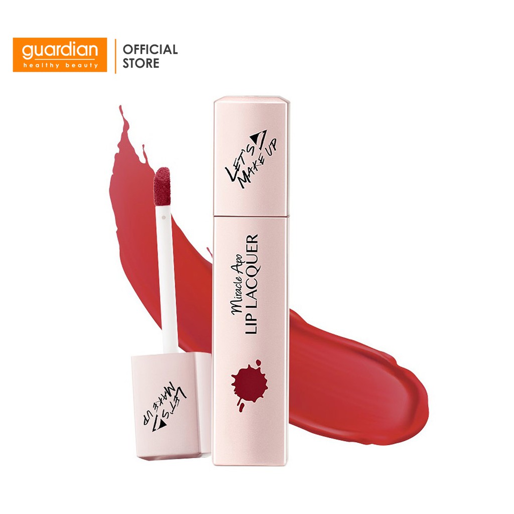 Son kem lì Miracle Apo Lip Lacquer Matte Holiday Collection Màu Đỏ Đất 3ml