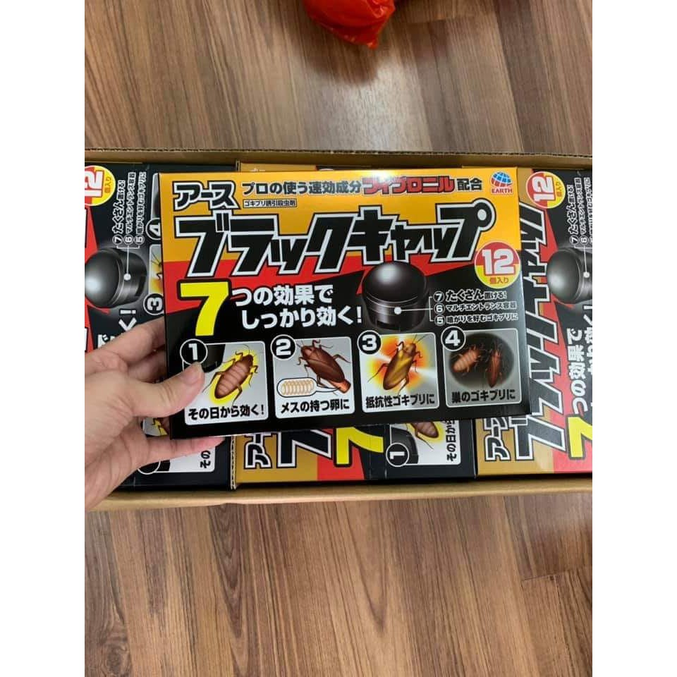 Hộp diệt gián Nhật Bản 12 viên-Nội Địa Nhật