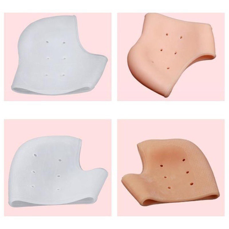 Vớ gót chân bằng gel silicone dưỡng ẩm chống nứt nẻ chăm sóc da
