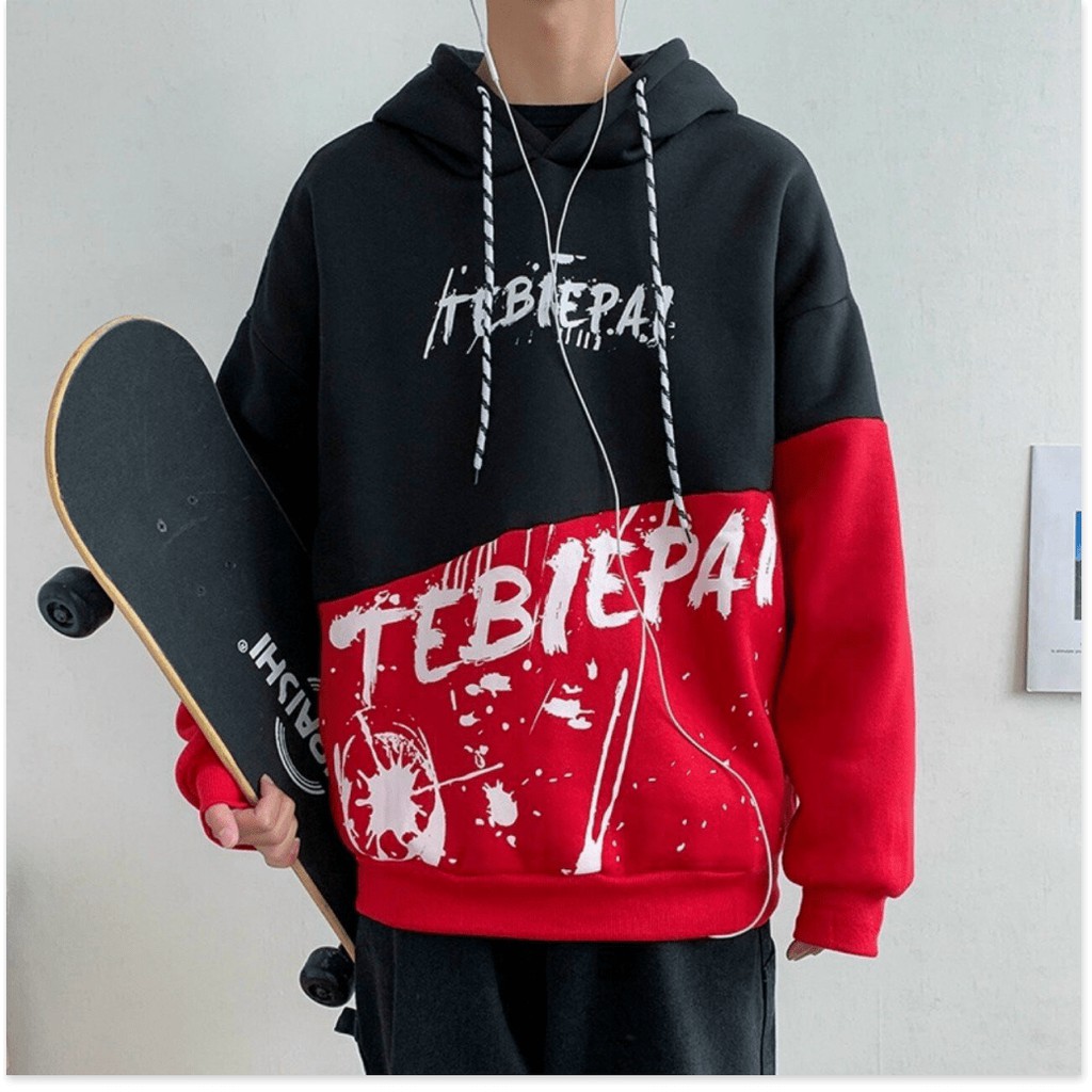 ÁO HOODIE NAM NỮ PHỐI CHỮ TEBIEPAL PHONG CÁCH TINH TẾ