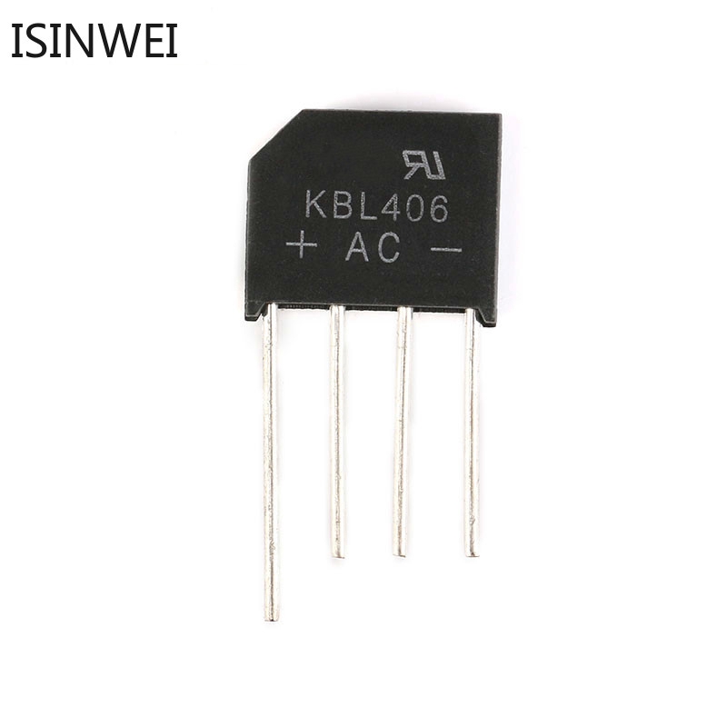 Bộ 5 Chỉnh Lưu Cầu Điốt Kbl406 Loại 4a 600v