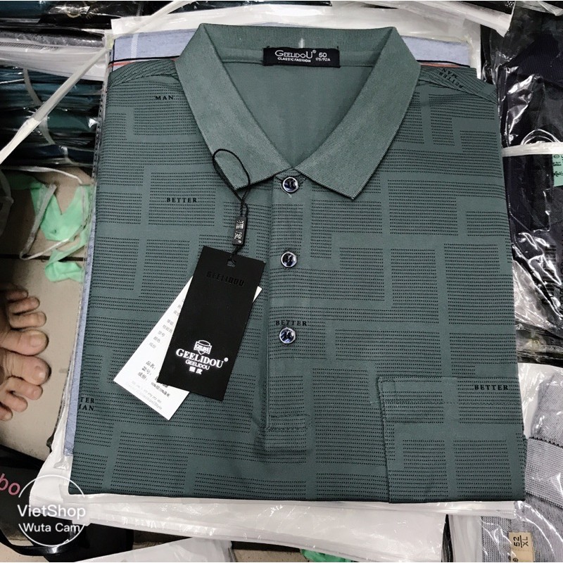 Áo thun áo phông cộc tay nam trung niên chất mát | BigBuy360 - bigbuy360.vn