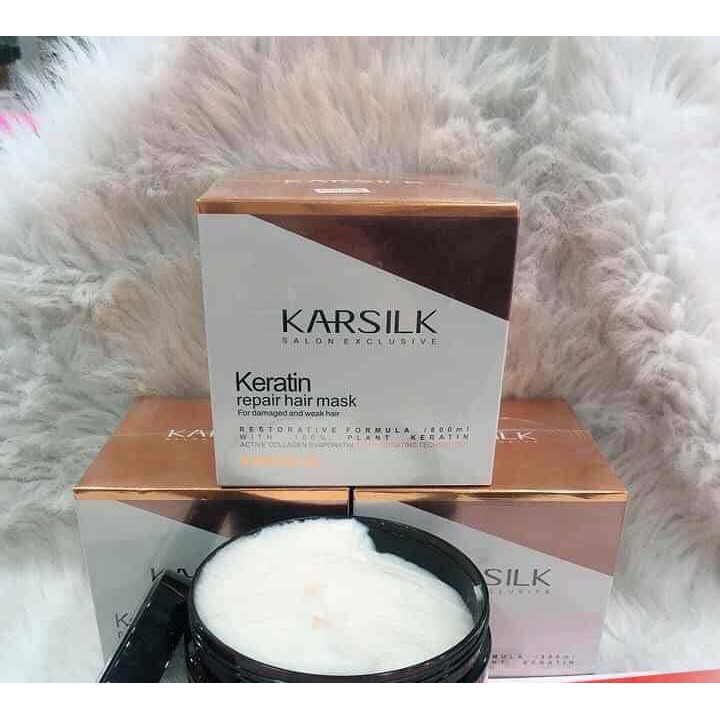 (Chính hãng) Kem hấp ủ karsilk repair hair mask phục hồi tóc hư tổn