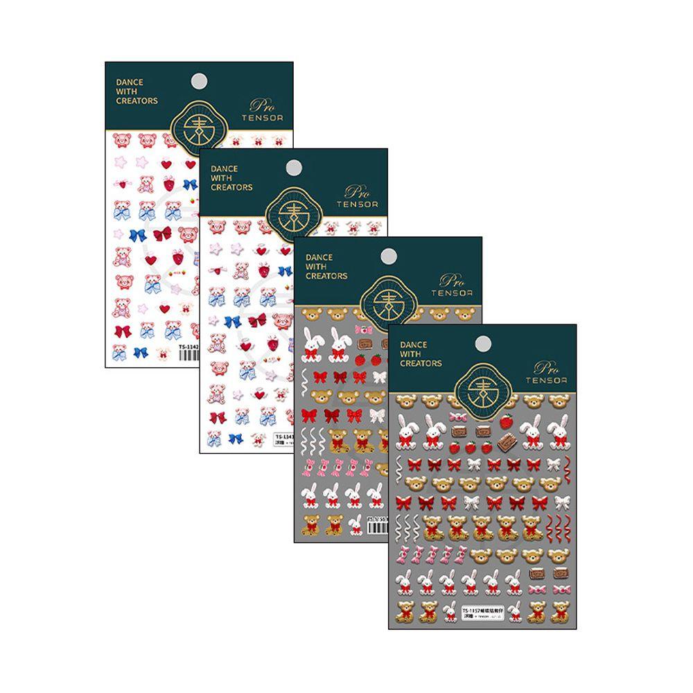 OCEANMAP Miếng Dán Trang Trí Móng Tay Tự Dính Họa Tiết Hoạt Hình Tom / Hành Tinh / Hoàng Tử /