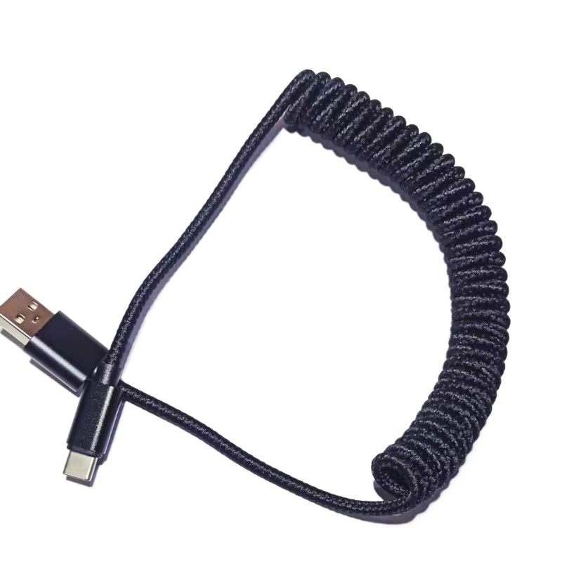 Dây Cáp Bàn Phím Type c micro usb Dạng Xoắn Ốc Phù Hợp Cho Bàn Phím Cơ