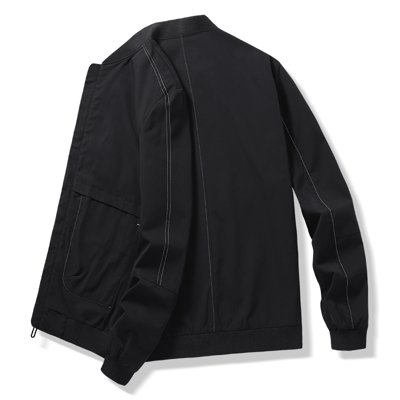 2020 popular jacket autumn jacket stand collar jacket white line | BigBuy360 - bigbuy360.vn