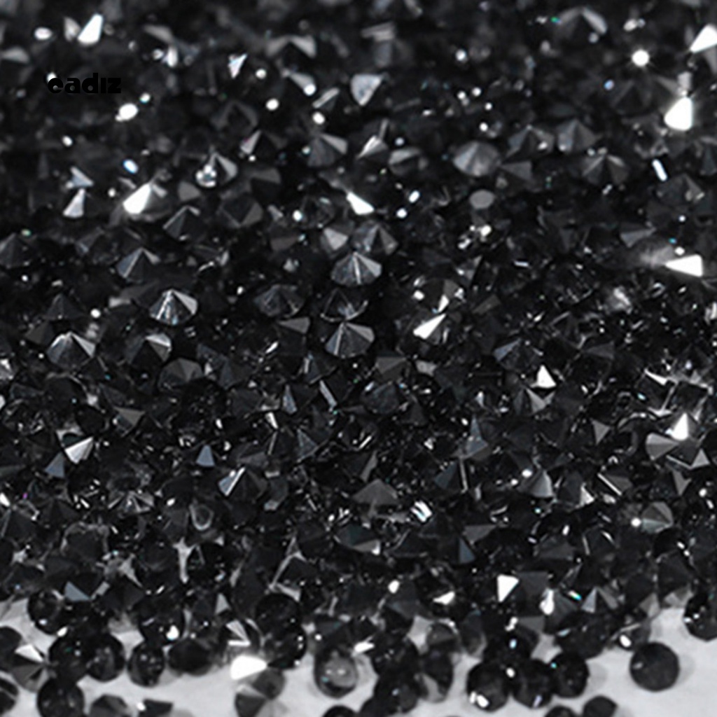 Hộp Đá Kim Cương Giả Nhiều Màu Trang Trí Móng Tay