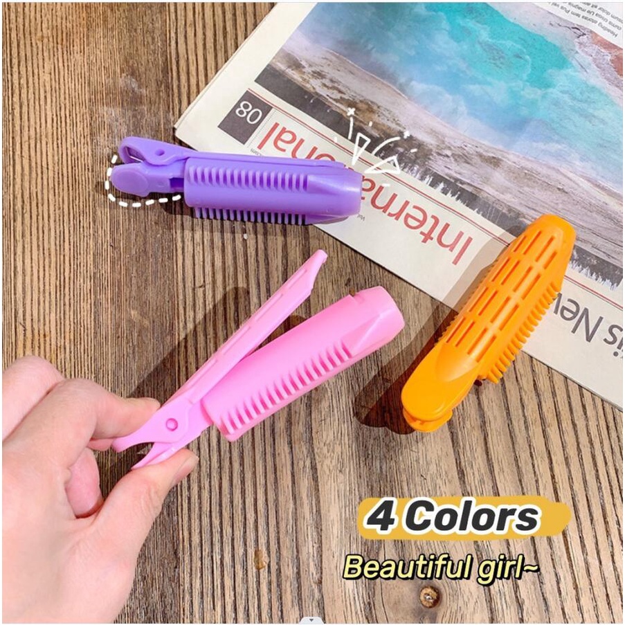 [JY] Kẹp Tóc Mái Bồng Bềnh Bằng Lông Mềm Mại