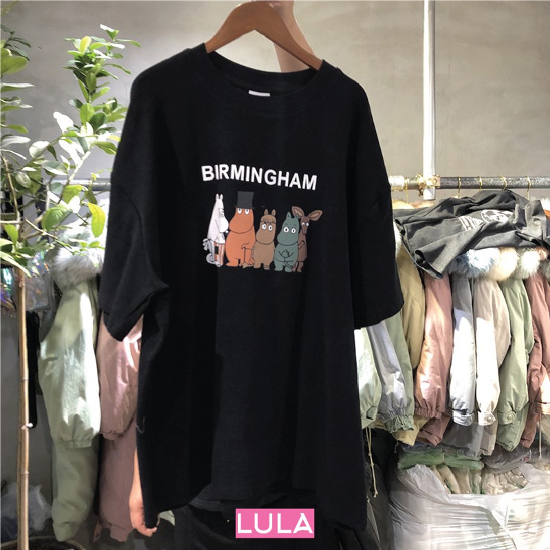 Áo thun tay lỡ nam nữ BIRMINGHAM UNISEX  oversize [THEO DÕI SHOP TẶNG NGAY 5000 XU]