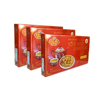 Hộp Bánh Đậu Xanh Rồng Vàng Minh Ngọc 300g  Đặc sản Hải Dương