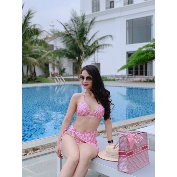 Set bikini 3 mảnh hiệu di o siêu nét