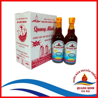 Nước mắm Quang Minh Cà Ná| Loại thượng hạng 45| thùng 6 chai 500ml| Thơm ngon tinh khiết