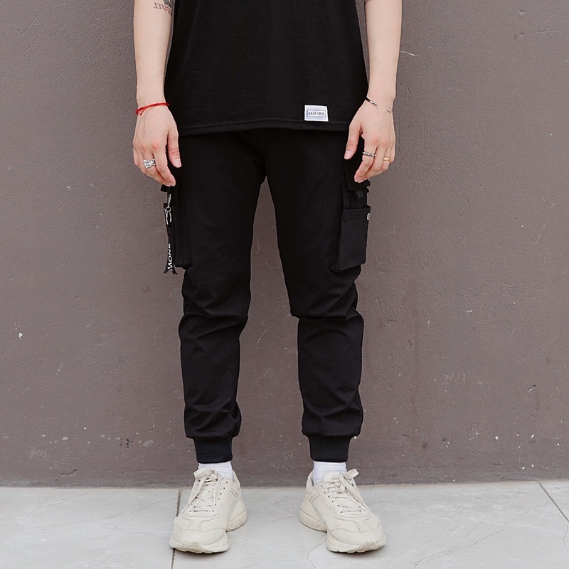 [bigsize &lt; 130kg] Quần jogger nam kaki túi hộp BIGSIZE thiết kế lưng thun bo gấu đẹp có size cho người béo mập