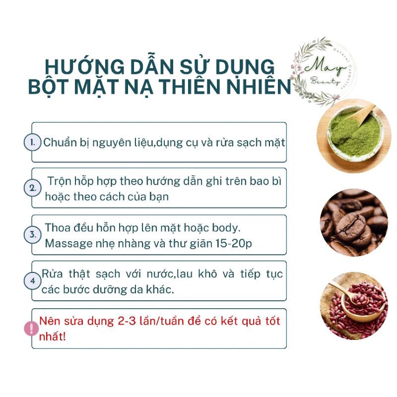 100gr bột ủ sữa bò non kích trắng handmade