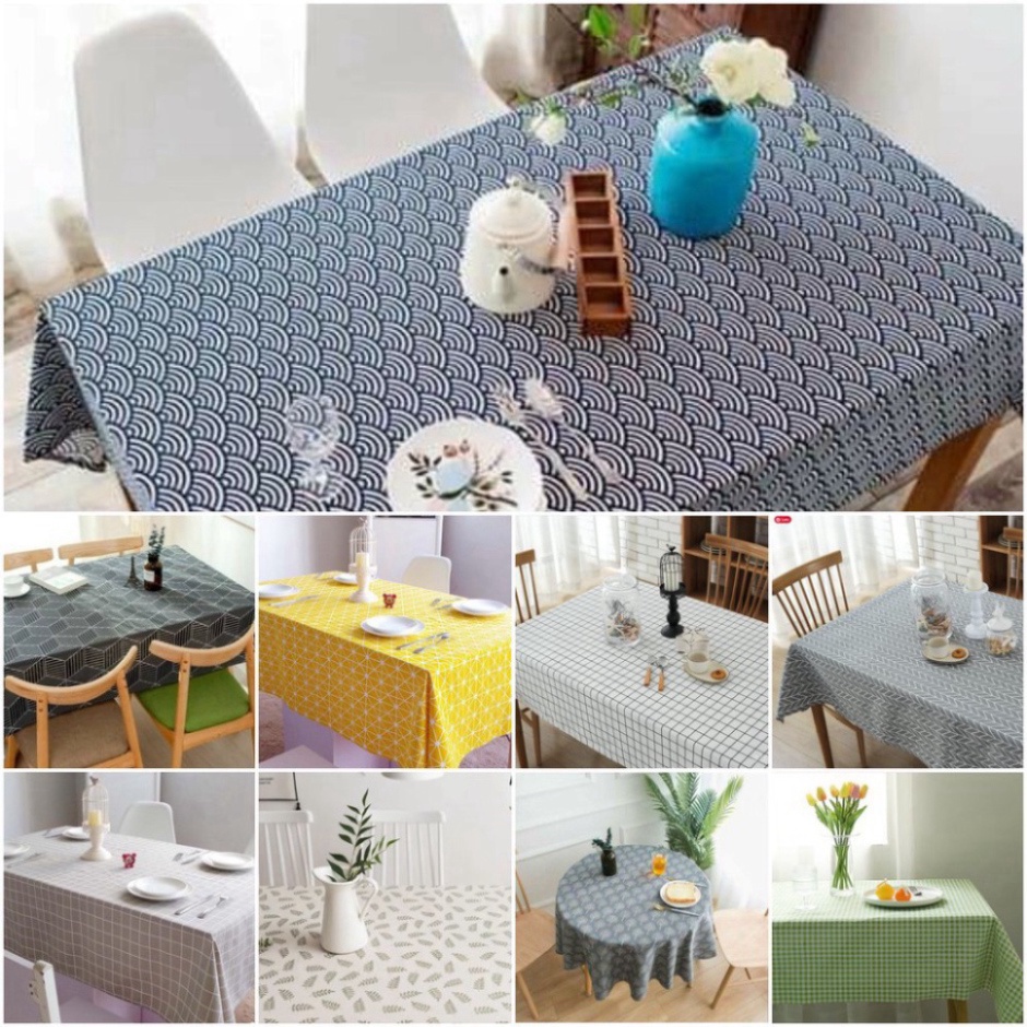 1M-1M5 KHĂN TRẢI BÀN vải họa tiết hiện đại, vintage. vải bố thô dày làm đồ handmade, may rèm, thảm trải picnic