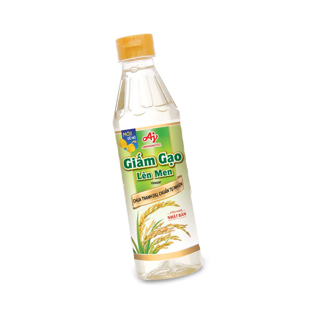 Combo 4 chai Giấm gạo lên men Ajinomoto (400ml/chai)