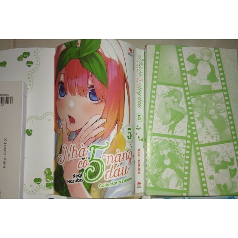 Nhà có 5 nàng dâu bìa 2 mặt 2,3,4,5,6 5nd,gotoubun