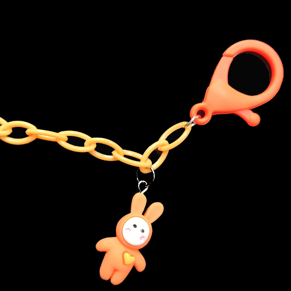 Dây đeo mắt kính bằng acrylic hình thỏ hoạt họa nhiều màu chống trượt và bảo vệ hiệu quả