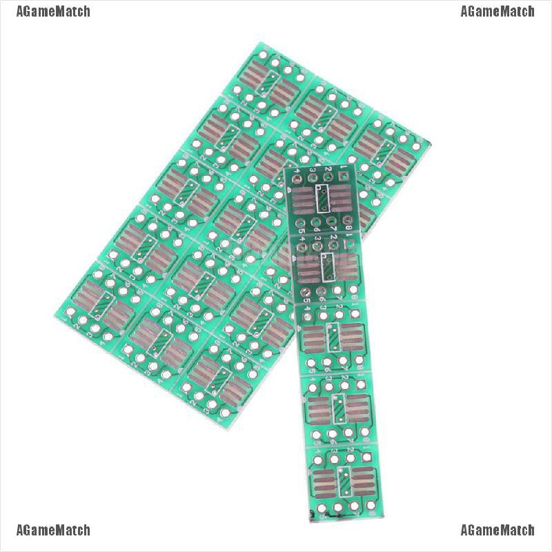 Set 20 Bảng Mạch Chuyển Đổi SOP8 SO8 SOIC8 TSSOP8 MSOP8 Sang DIP8 PCB DIY | BigBuy360 - bigbuy360.vn