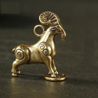 VẬT PHẨM PHONG THỦY MÓC KHÓA CON DÊ BẰNG ĐỒNG