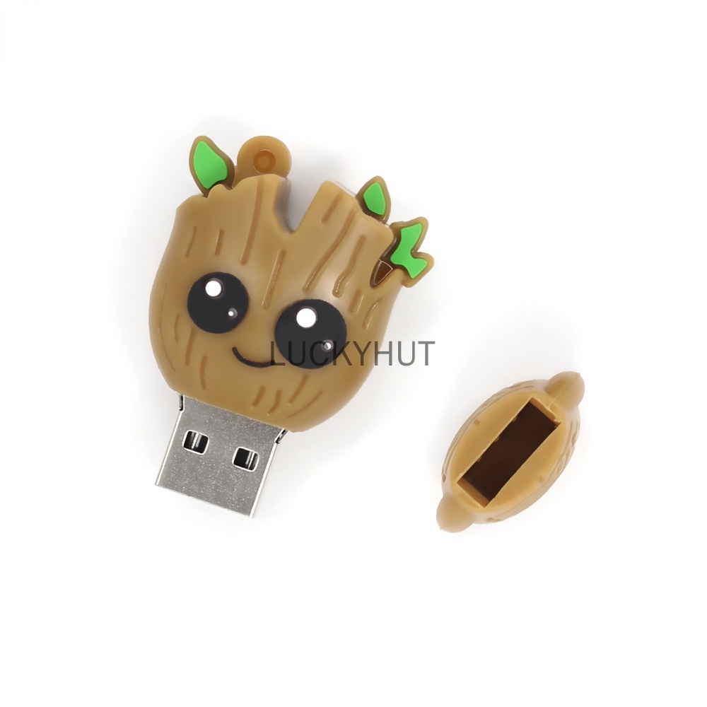 Thẻ Nhớ 1GB Usb 2.0 8GB 16GB 32GB 64GB 128GB Hình Groot Dễ Thương